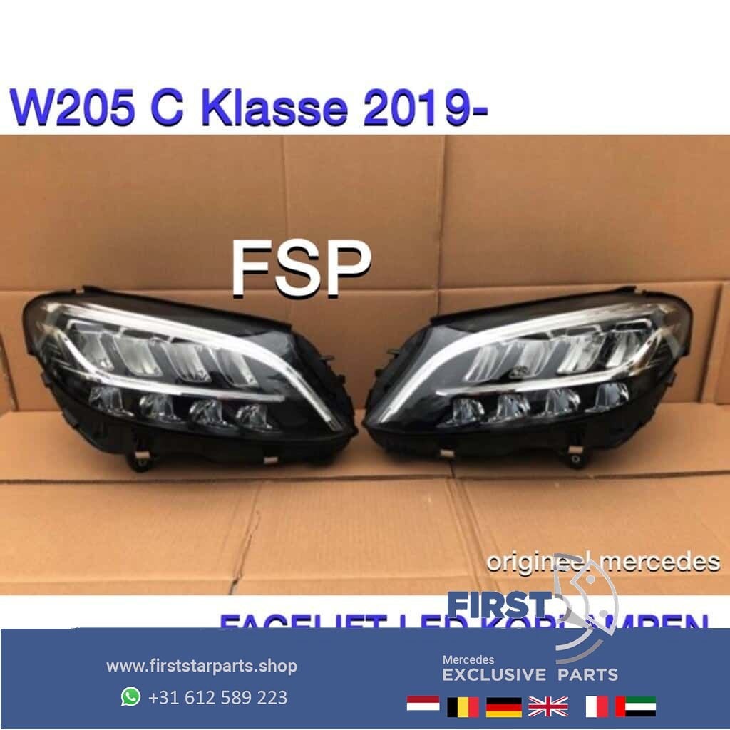 W205 Facelift koplamp links / rechts LED Mercedes C Klasse 2, Auto-onderdelen, Gebruikt, -, Ophalen of Verzenden, -