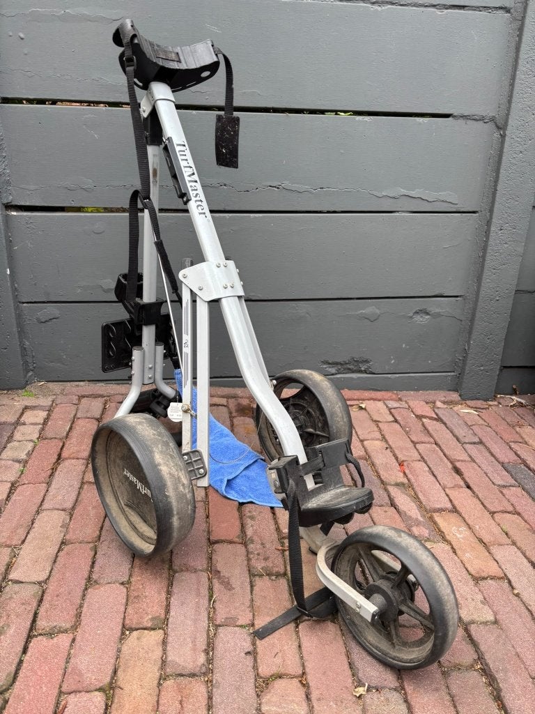 Golfkar turfmaster, Sport en Fitness, Ophalen, Gebruikt, Golfkar, Overige merken