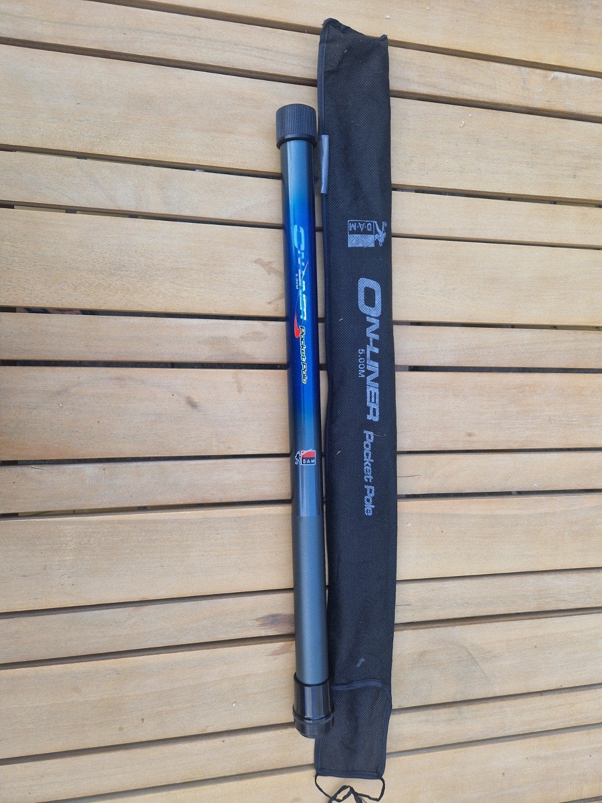 DAM On-Liner Pocket Pole 5.00M Vaste Hengel, Watersport en Boten, Hengelsport | Algemeen, Ophalen, Gebruikt, Vaste hengel