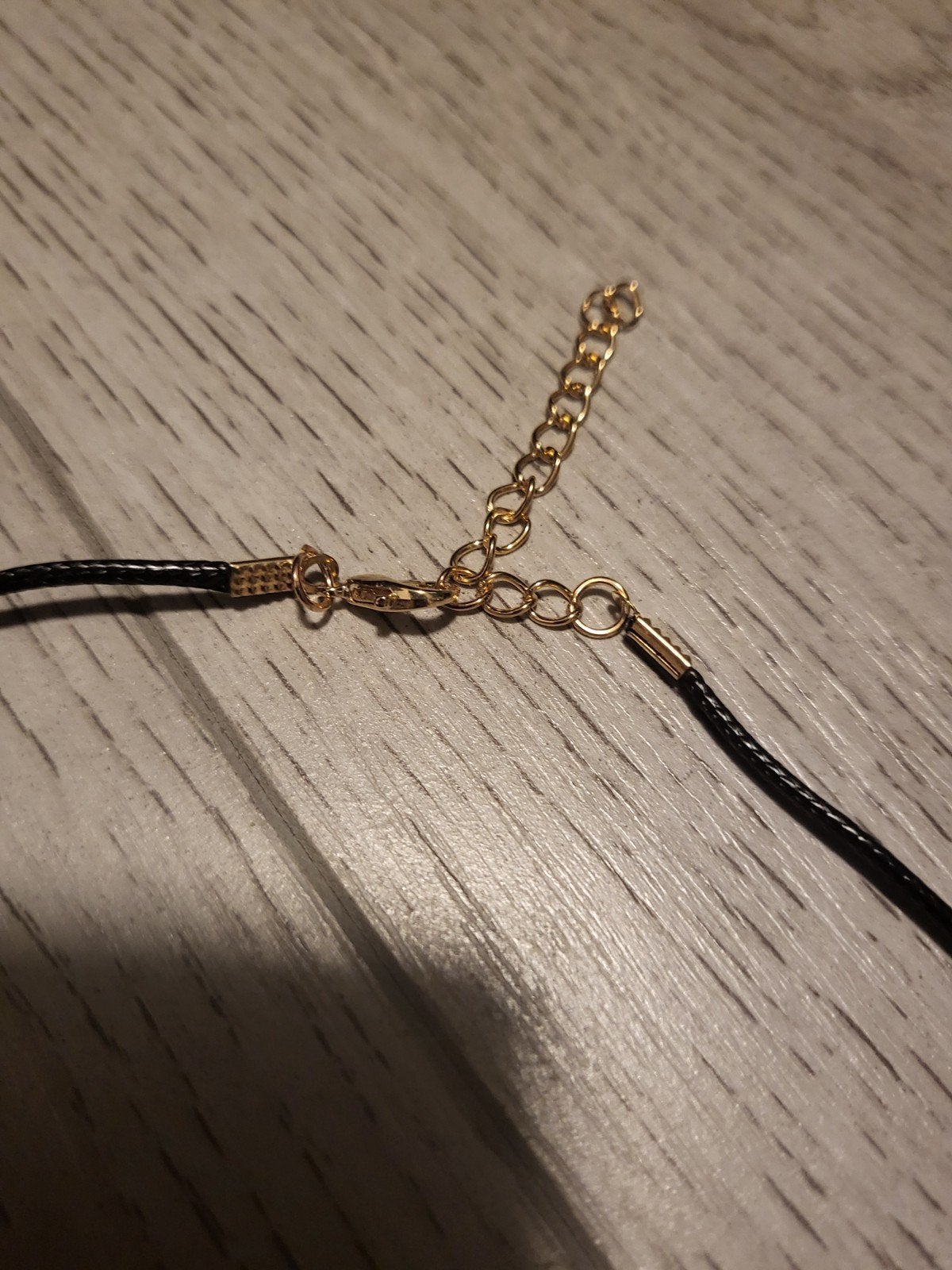 Nieuwe ketting met blauw hartje, Overige materialen, Verstelbaar, Blauw, Nieuw