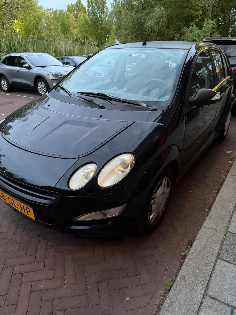 Smart ForFour 1.0 2006 Zwart, Auto's, Smart, Voorwielaandrijving, ForFour, Origineel Nederlands, Handgeschakeld