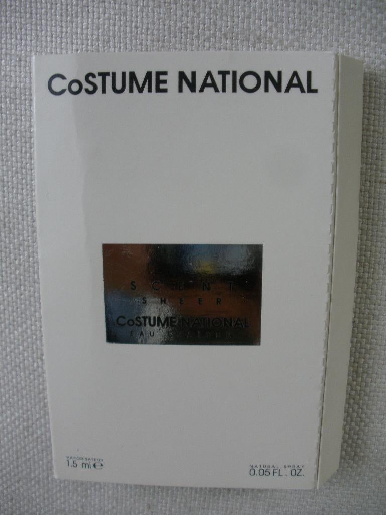 CoSTUME INTERNATIONAL Scent Sheer Eau Fraiche 1,5 ml - nieuw, Ophalen of Verzenden, Nieuw