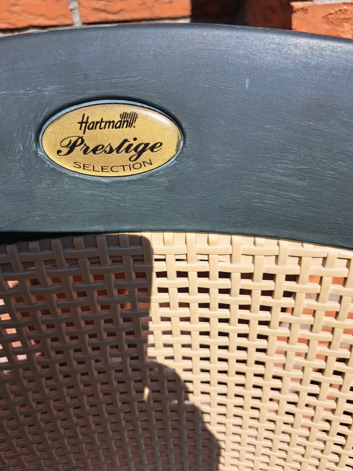 te koop 4 tuin stoelen 50 eur  hart manprestige selectionhar, Ophalen, Gebruikt, Kunststof