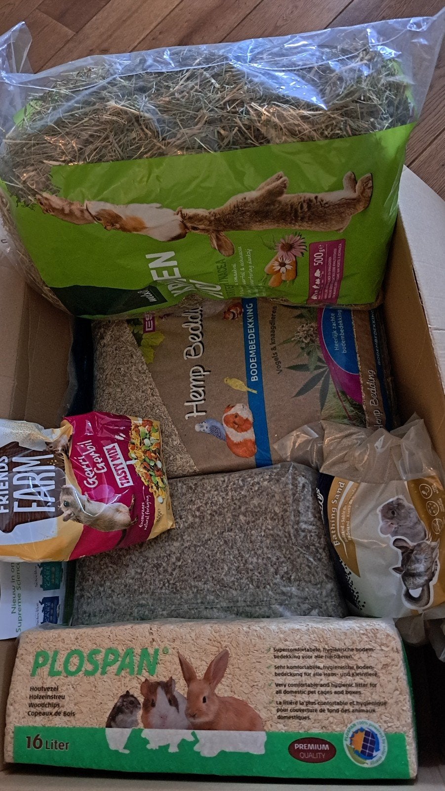 Bodembeddeking en voer voor hamster of gerbil, Ophalen, Nieuw, Verzorging