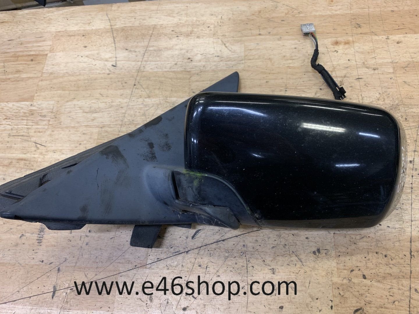 SPIEGEL BMW E46 COMPACT LINKS BLACK SAPPHIRE, Gebruikt, -, -, Ophalen of Verzenden
