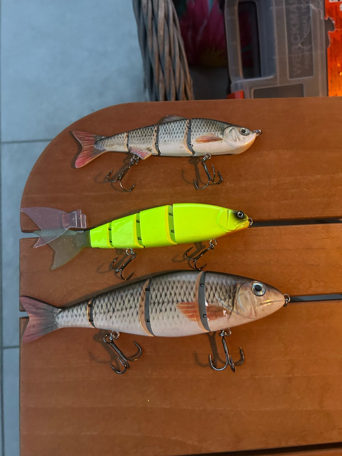 Swimbaits zo goed als nieuw ruilen is mogelijk, Ophalen of Verzenden, Zo goed als nieuw, Kunstaas