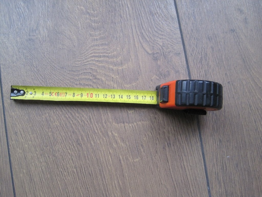 rolmaat/meetlint. Skandia. 5 meter. 19mm. Zo goed als nieuw., Ophalen of Verzenden, Zo goed als nieuw, Afstand