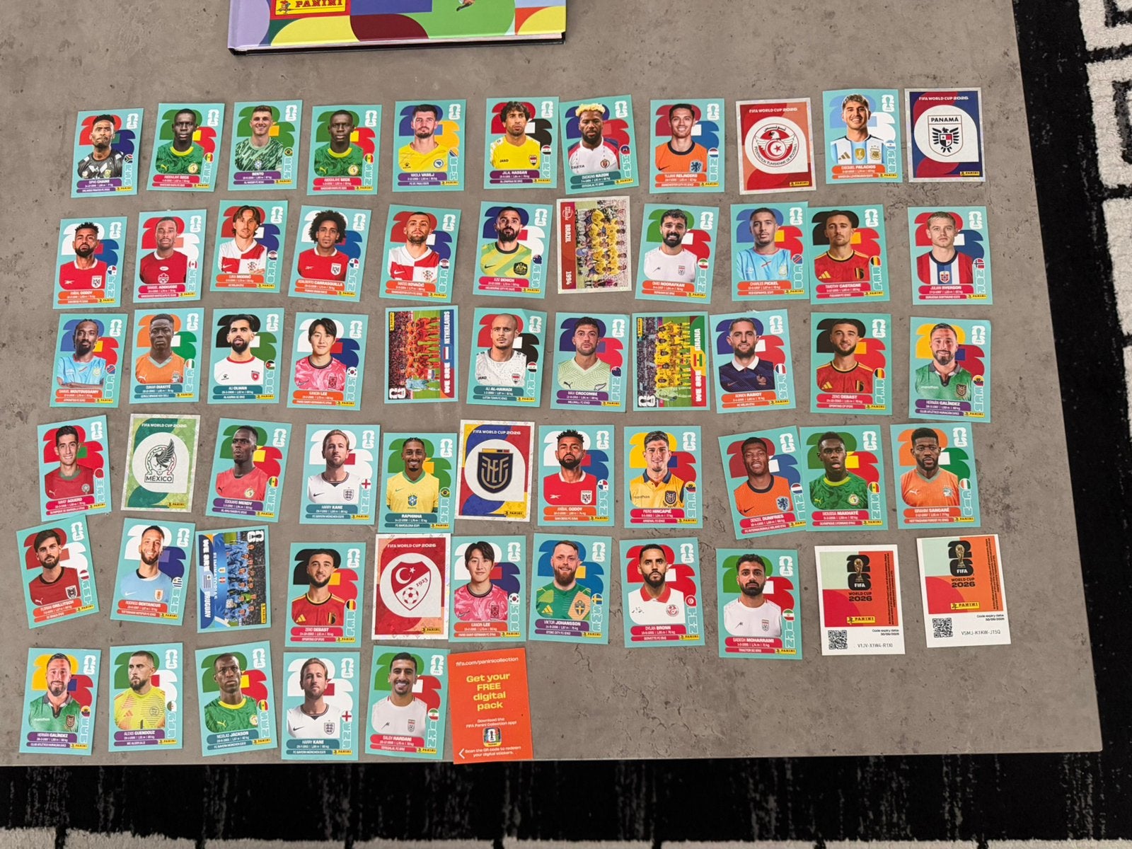 Panini fifa stickers world cup 2026, Ophalen of Verzenden, Nieuw, Meerdere stickers