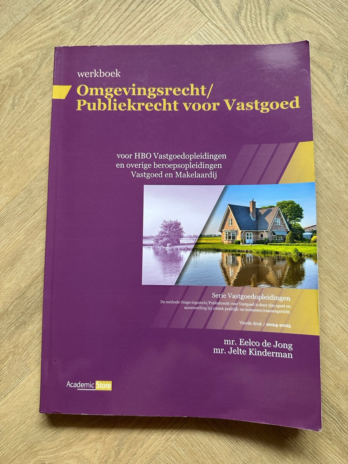 Werkboek Omgevingsrecht/Publiekrecht voor Vastgoed, Ophalen of Verzenden, Gamma, Zo goed als nieuw, HBO