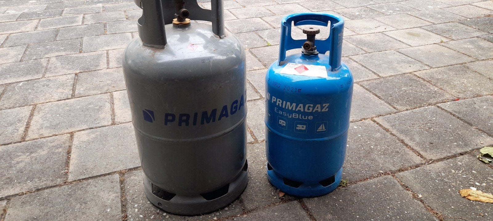 Gasflessen, Ophalen