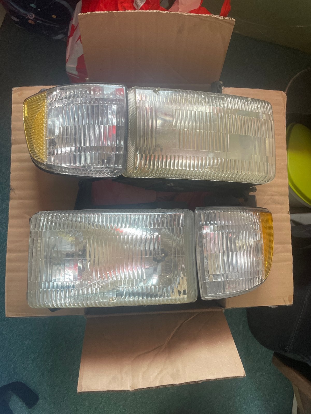 dodge ram’98 koplampen, Auto-onderdelen, Verlichting, Ophalen, Nieuw, Dodge