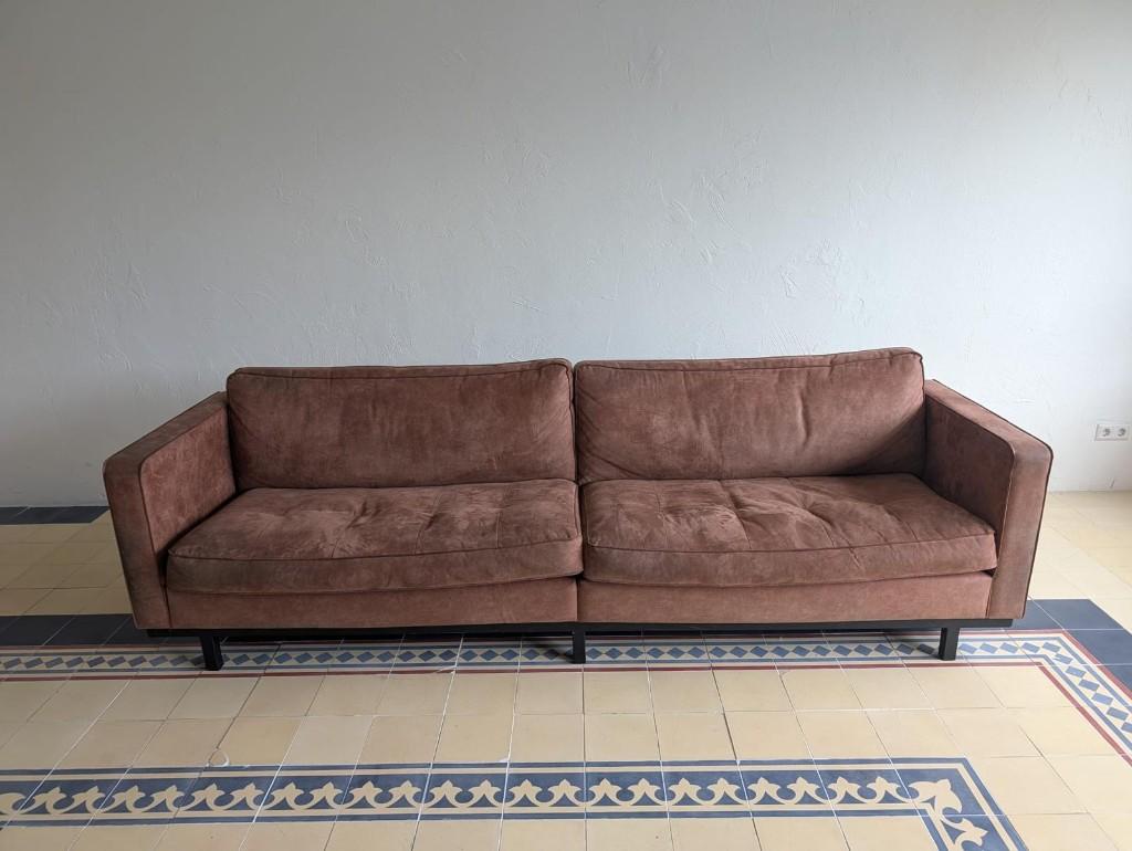 Bank, Ophalen, 250 tot 300 cm, Gebruikt, Leer