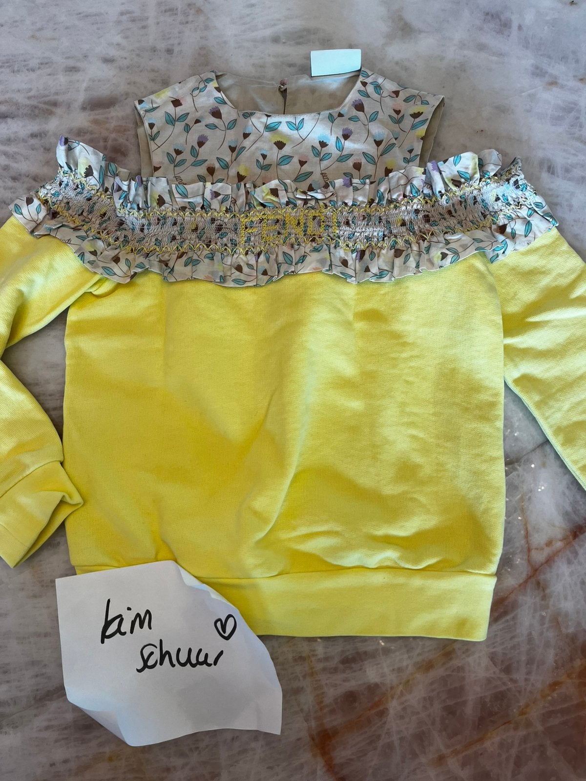Originele fendi trui meisje 6 jaar, Ophalen of Verzenden, Zo goed als nieuw, Meisje, Trui of Vest