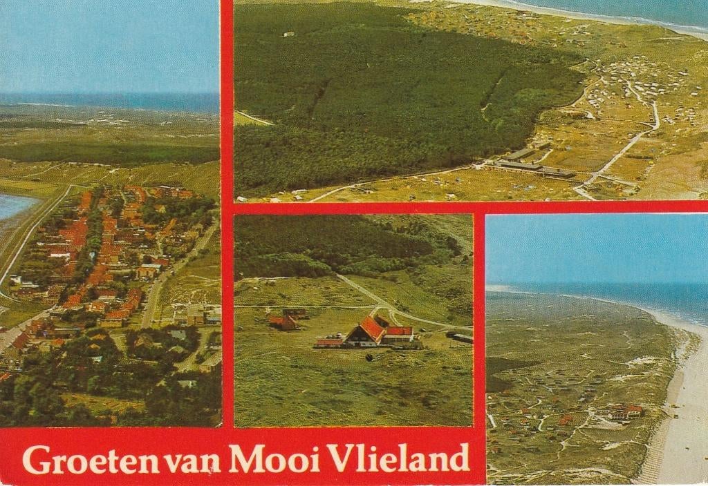 Ansichtkaart Groeten van Mooi Vlieland, Ophalen of Verzenden, 1980 tot heden, Gelopen, Waddeneilanden