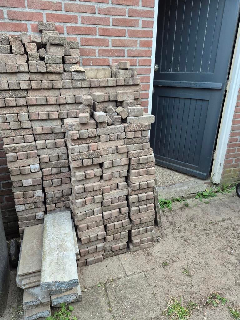 Tegels, Ophalen, Gebruikt, Beton, Terrastegels
