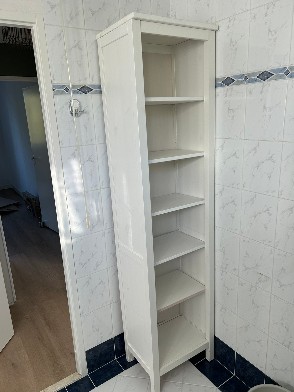 Boekenkast / badkamer kast IKEA wit, Ophalen, 50 tot 100 cm, Zo goed als nieuw, 150 tot 200 cm