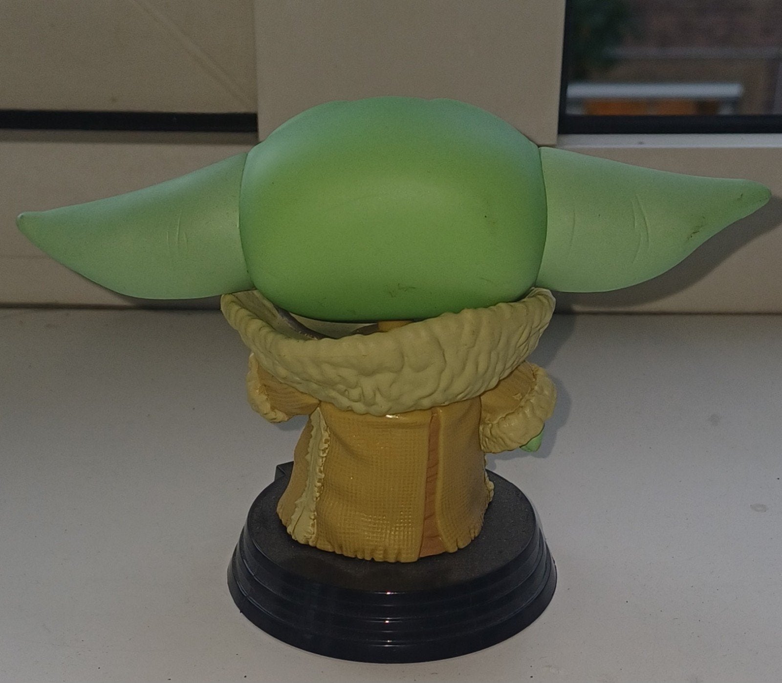 Star Wars The Mandalorian Grogu (Baby Yoda) beeldje, Ophalen of Verzenden, Zo goed als nieuw, Beeldje of Buste