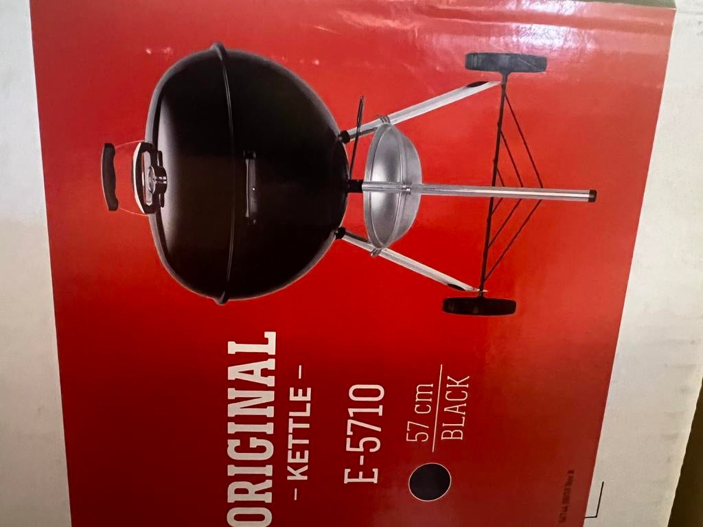 Weber Original kettle kolenbarbecue - 57 cm NIEUW, Ophalen of Verzenden, Nieuw