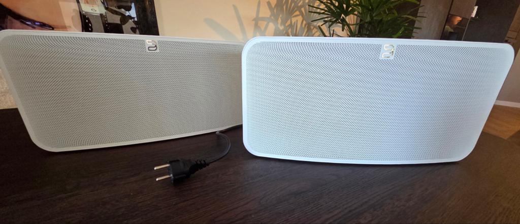 Bluesound Pulse 2i, 2x draadloze speakers,wit topmodel, Ophalen of Verzenden, Nieuw, Front, Rear of Stereo speakers