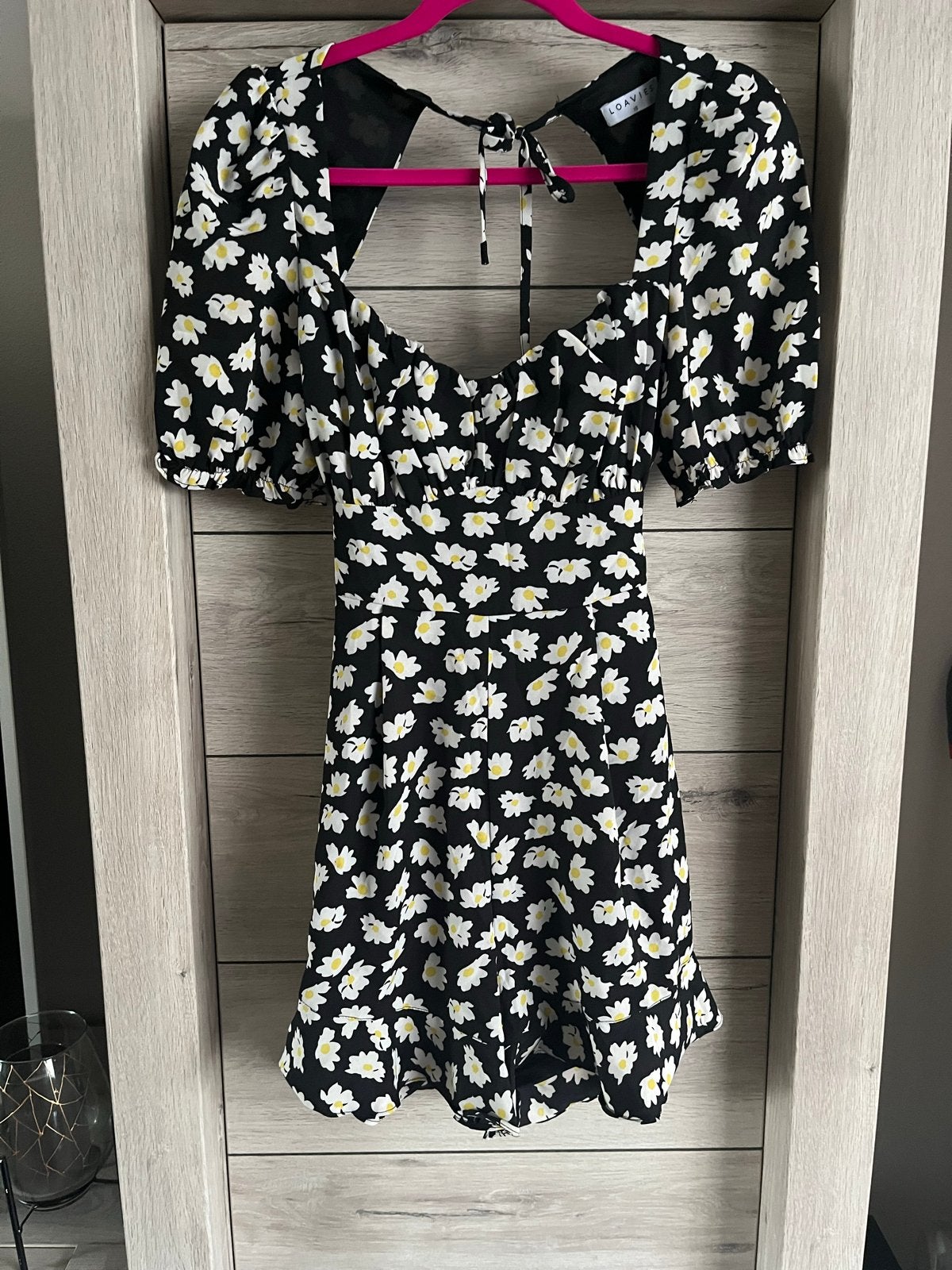 Loavies jumpsuit XS met madeliefjesprint, Ophalen of Verzenden, Zo goed als nieuw, Maat 34 (XS) of kleiner, Zwart