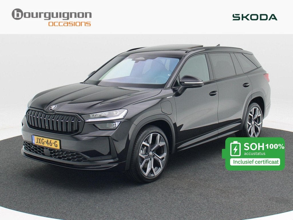 Skoda Kodiaq 1.5 TSi 204 Pk Automaat PHEV Sportline Business, Auto's, Skoda, Euro 6, 4 cilinders, Plug-in hybride, 1818 kg