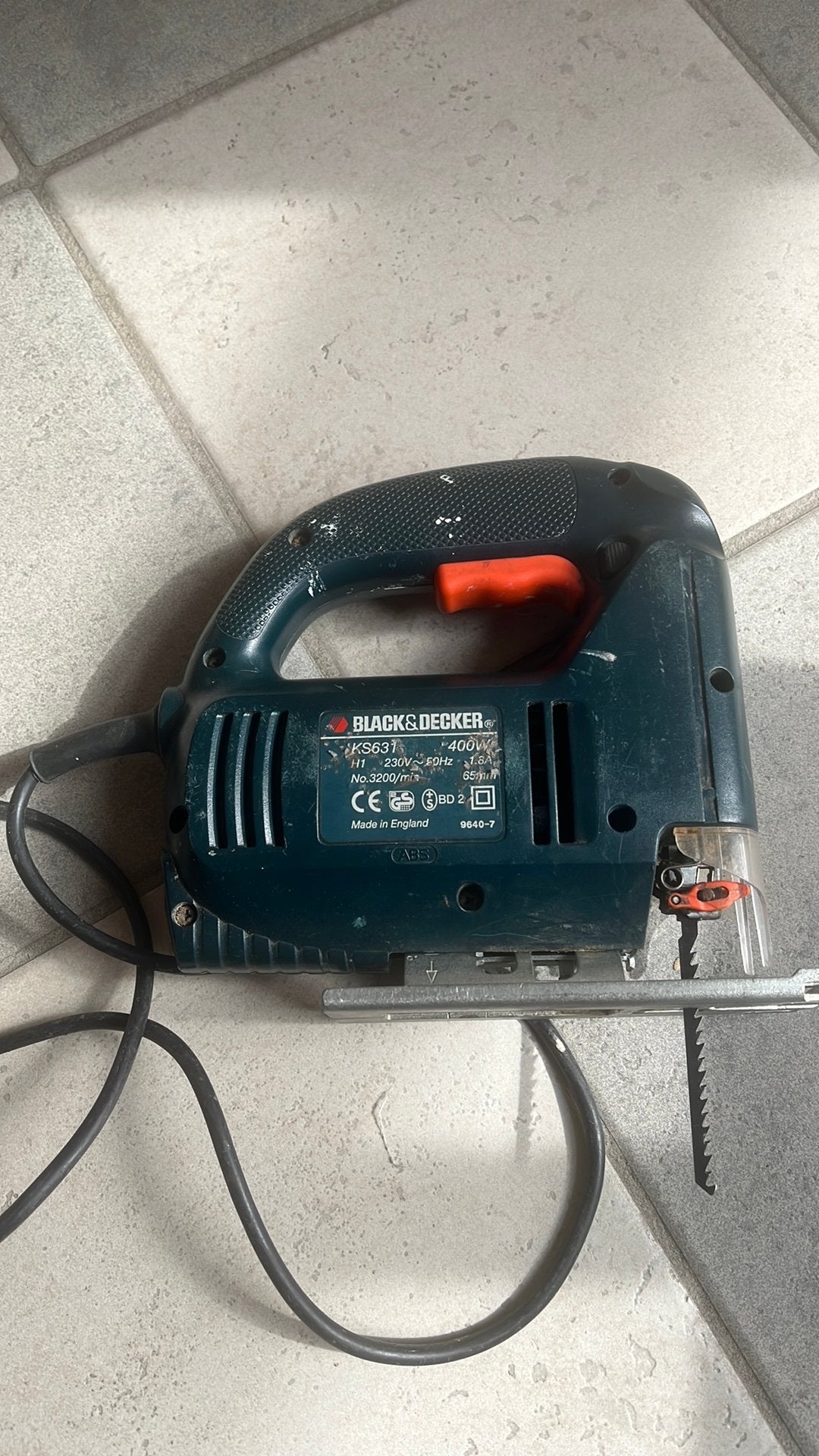 Black & Decker KS631 decoupeerzaag, Doe-het-zelf en Verbouw, Gebruikt, Decoupeerzaag, Ophalen of Verzenden, 30 tot 70 mm