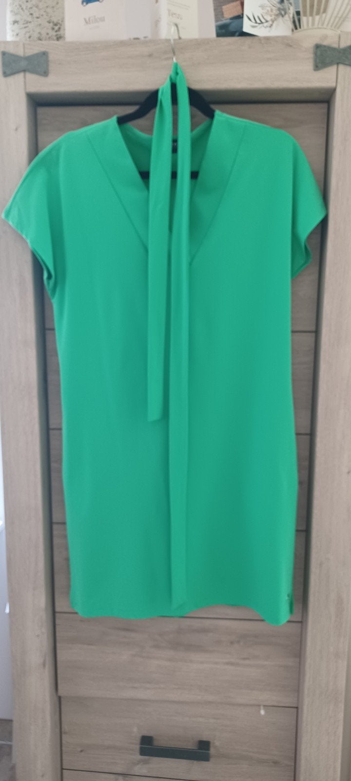 jurk maat S, Nieuw, Knielengte, Maat 36 (S), Groen