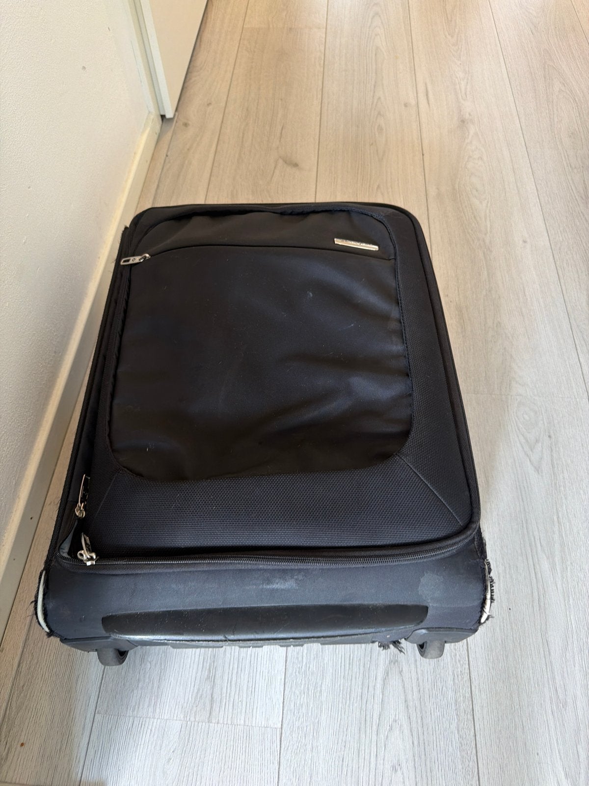 Zwarte Samsonite koffer, Ophalen, 40 tot 60 cm, 30 cm of meer, Gebruikt