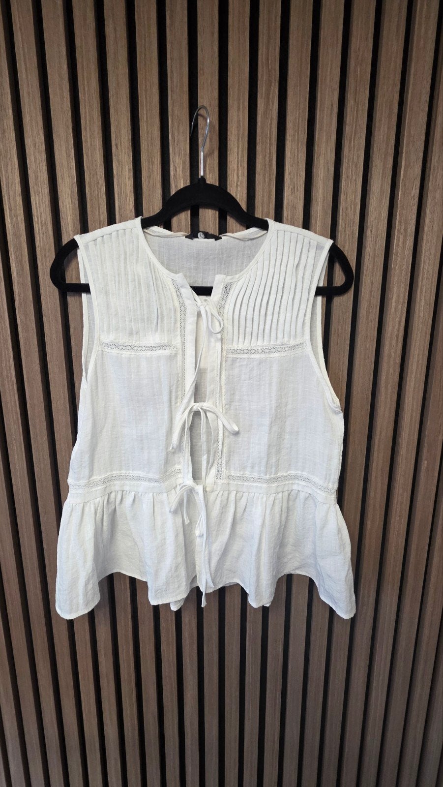 Nieuwe Zara blouse M/38, Maat 38/40 (M), Nieuw, Ophalen of Verzenden, Wit
