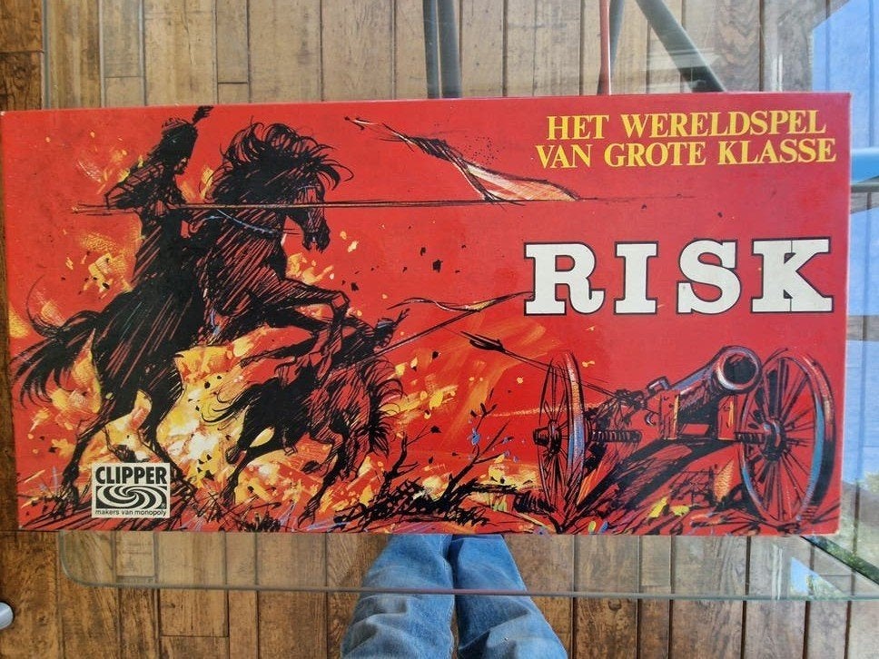 Risk Bordspel - Het Wereldspel van Grote Klasse (1973), Vijf spelers of meer, Ophalen of Verzenden, Gebruikt, Clipper