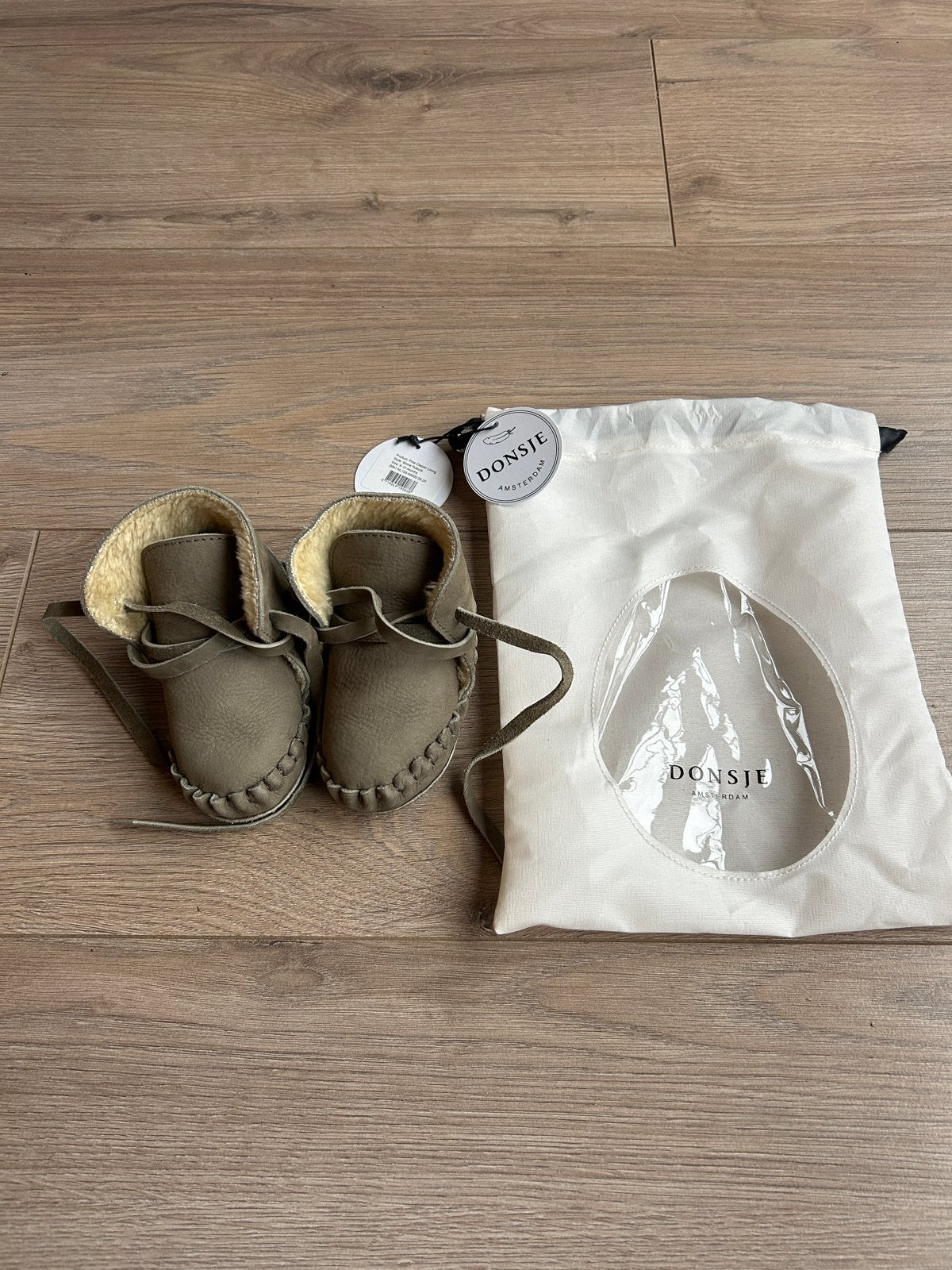 Donsje Ansterdam babyschoentjes 6-12 maanden, Ophalen, Gebruikt, Jongen of Meisje, Schoenen
