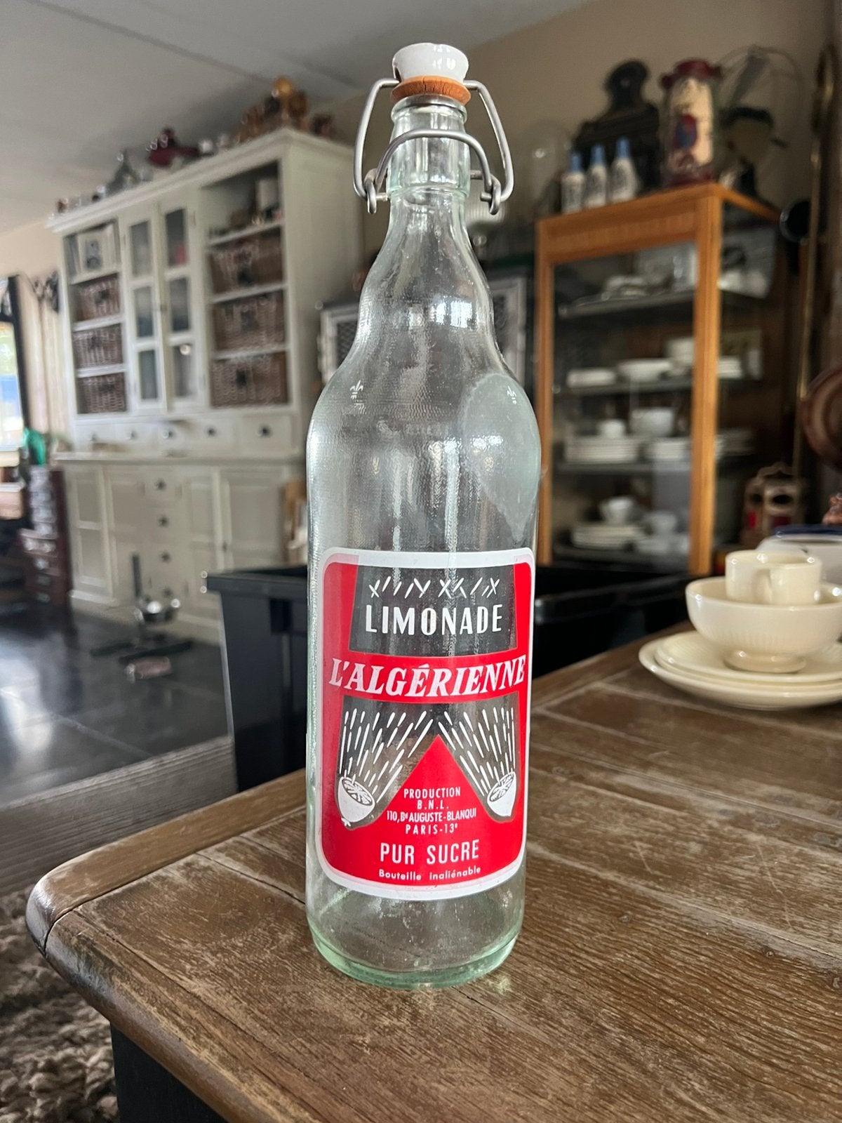 Oude limonadefles beugelfles Linonade L’Algerienne