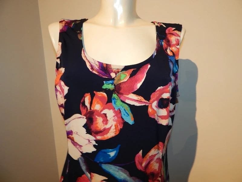 Joseph Ribkoff stretch top in kleurrijke bloemen print D44, Overige kleuren, Verzenden, Maat 42/44 (L), Joseph Ribkoff