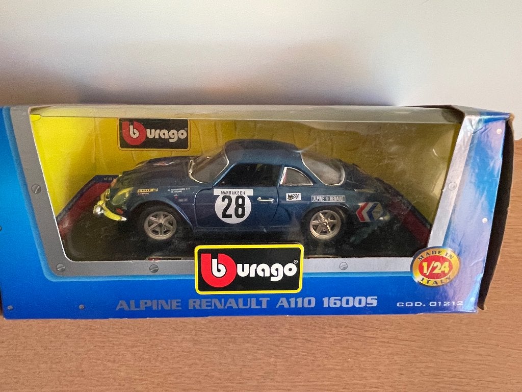 Burago alpine renault A110 1600S 1/24, Ophalen of Verzenden, Nieuw, Auto, Bburago