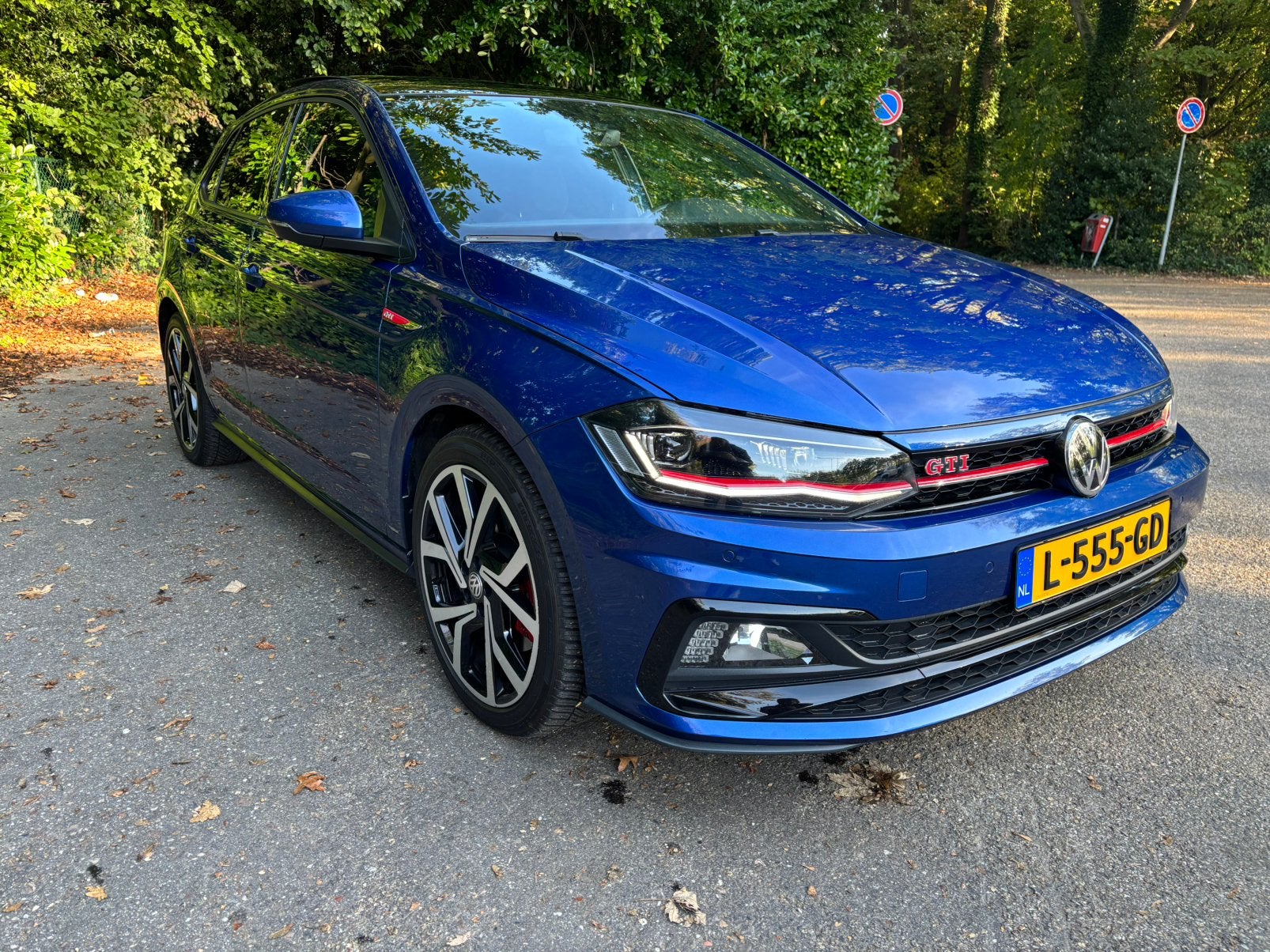 Volkswagen Polo 2.0 TSI 200pk 6-DSG 2018 Blauw, Auto's, 4 cilinders, 1984 cc, Blauw, 14 km/l