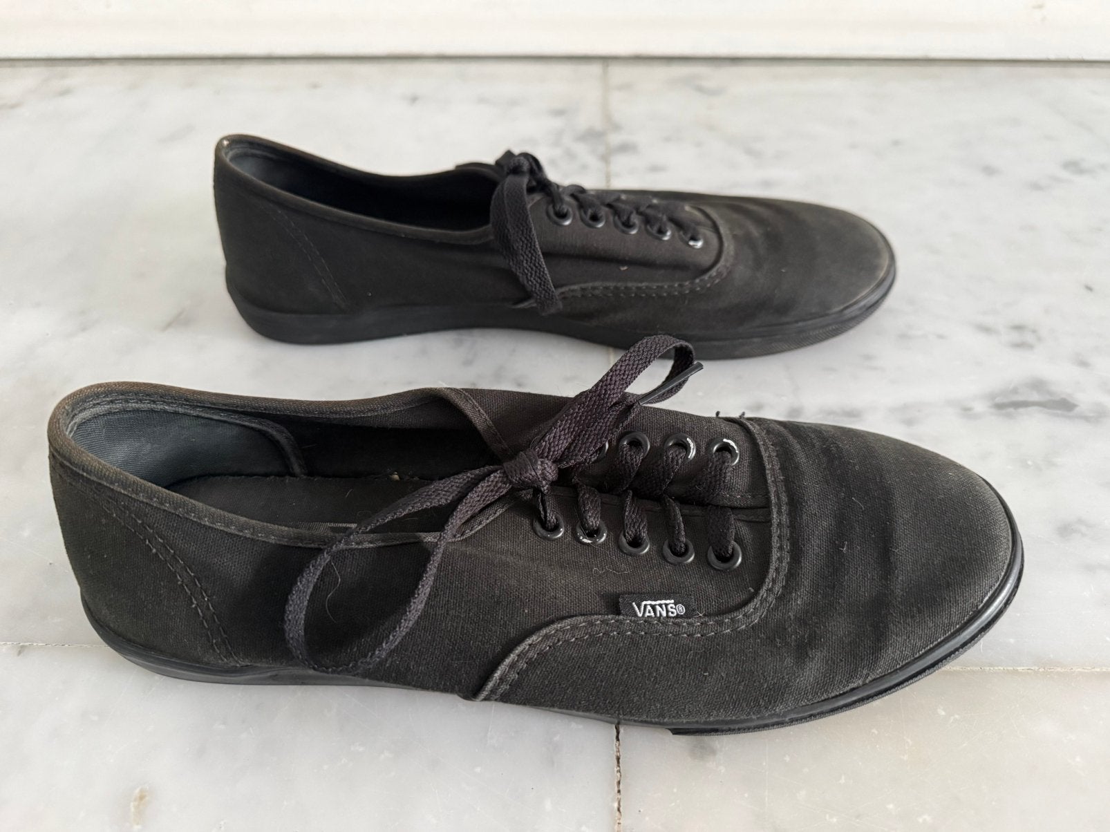 Zwarte Vans, maat 41., Kleding | Dames, Schoenen, Zwart, Ophalen of Verzenden, Sneakers of Gympen, Gedragen