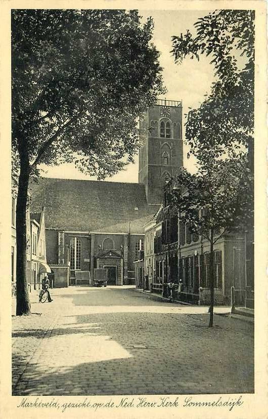 380-769-033 Sommelsdijk Marktveld, Verzamelen, Ansichtkaarten | Nederland, Verzenden, Voor 1920, Zuid-Holland