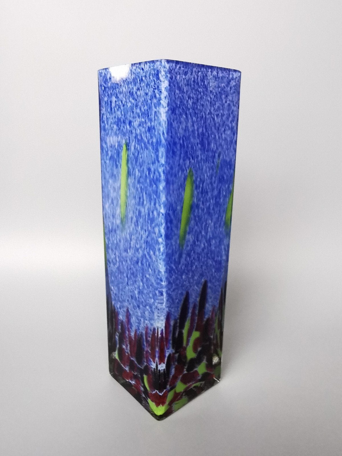 Vintage design glass vaas La Rochere France diverse kleuren, Verzenden