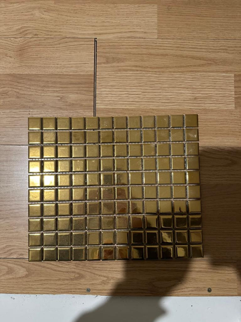 Mozaïek goud, Doe-het-zelf en Verbouw, Tegels, Nieuw, Wandtegels, Keramiek, 5 tot 10 m²