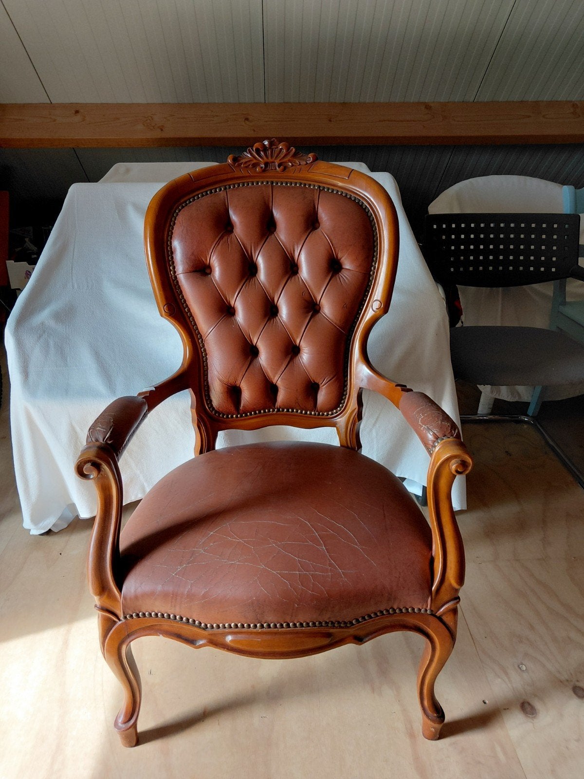 Vintage fauteuil, Ophalen