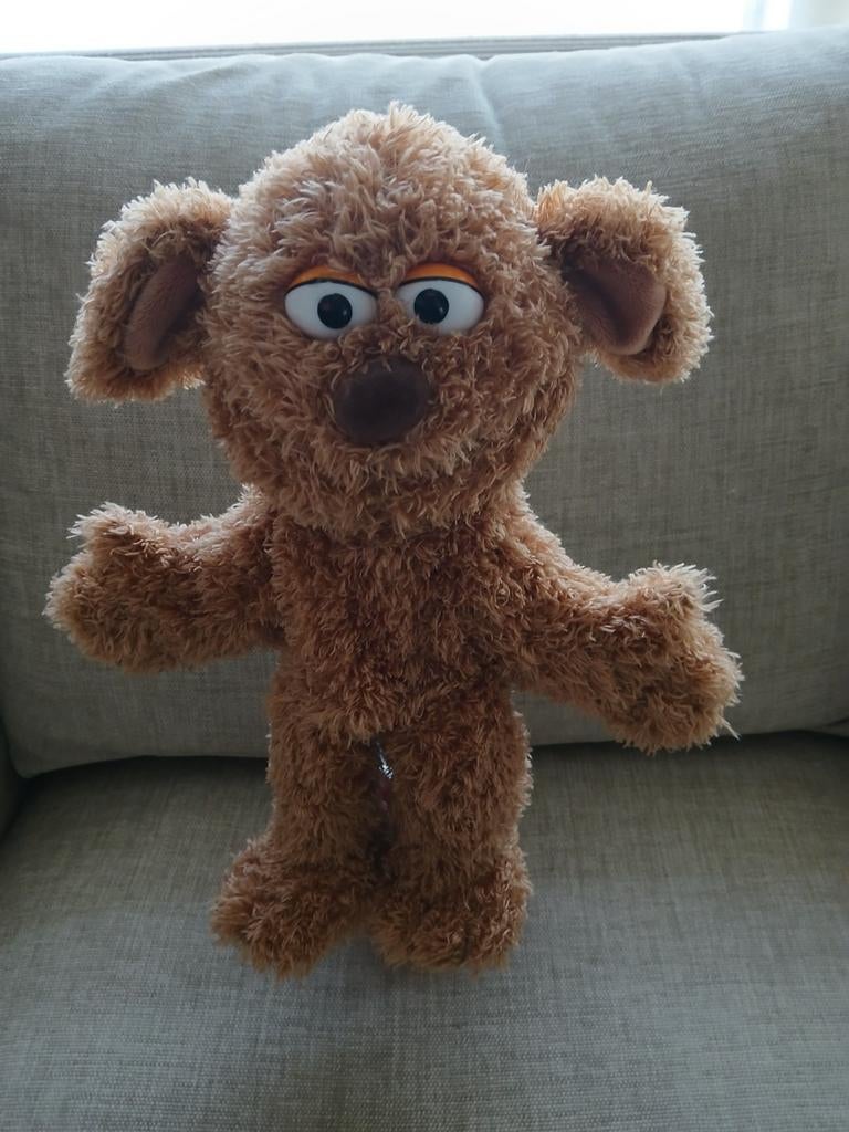 Sesamstraat Handpop Tommie merk: Sesamstraat., Ophalen of Verzenden, Zo goed als nieuw, Bruin, Overige typen