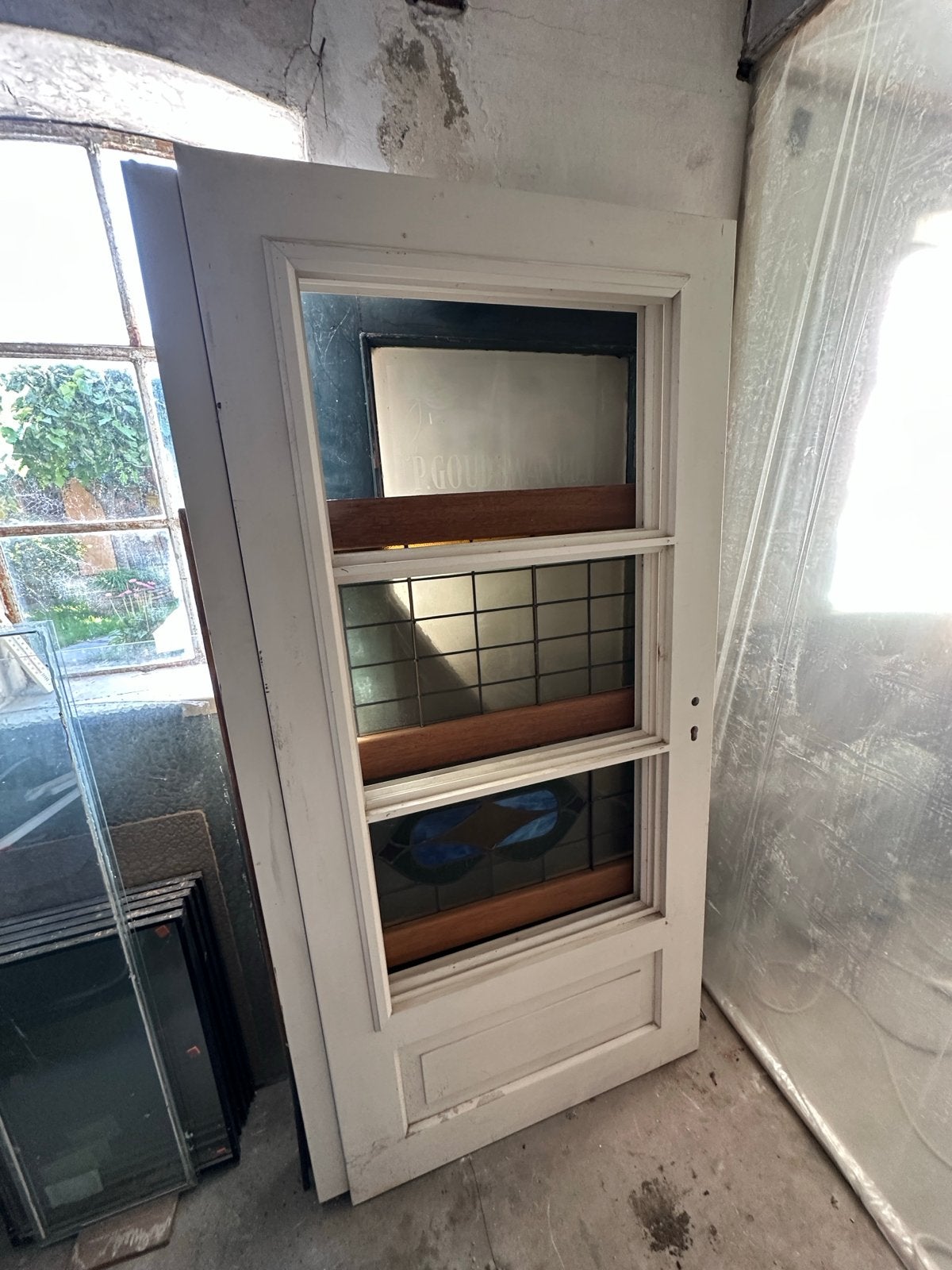 Weekamp - Terras/tuindeuren set, compleet sluitwerk en glas, Ophalen, 80 tot 100 cm, Nieuw, Buitendeur