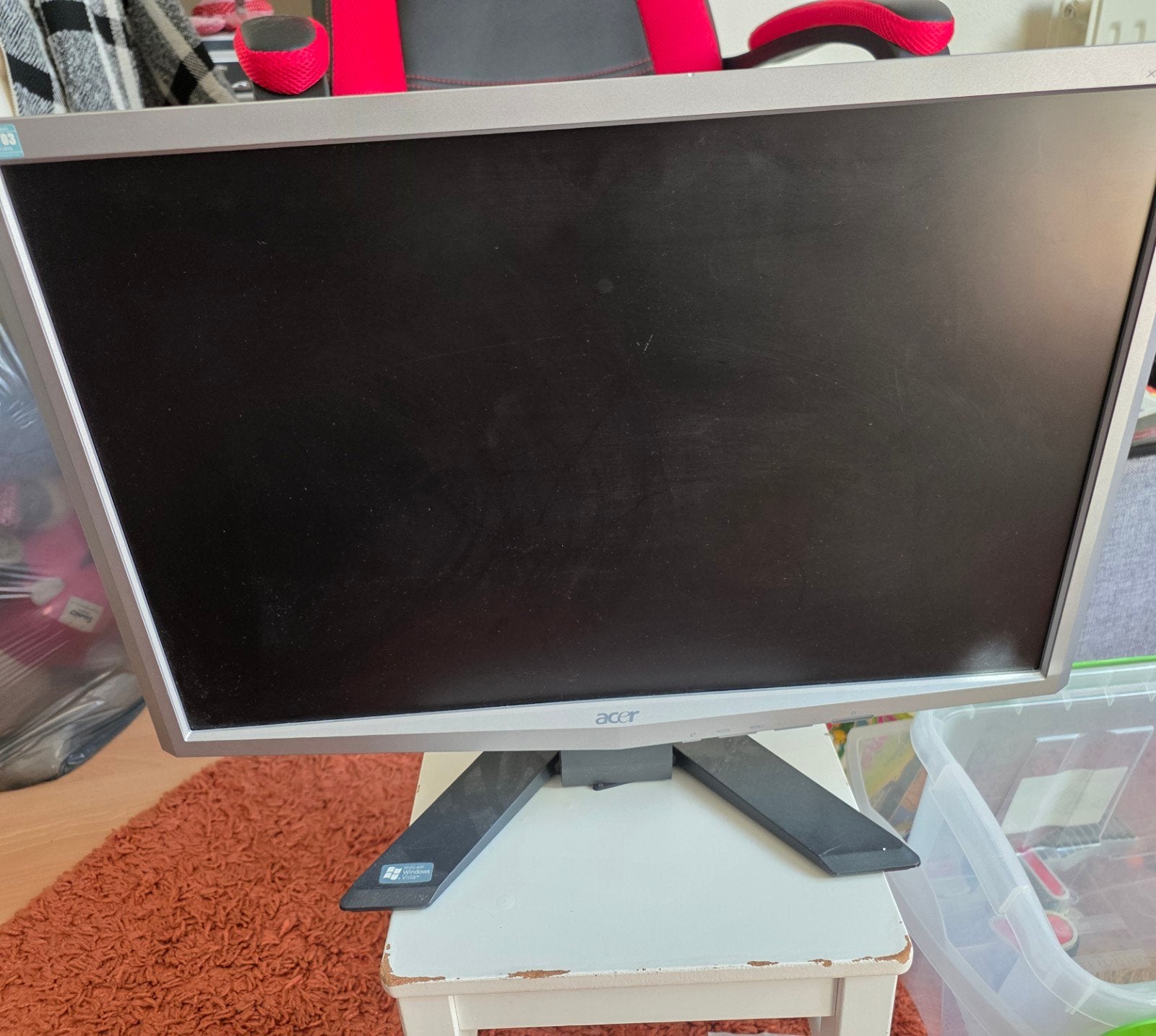 Acer X223W LCD Monitor, Computers en Software, Monitoren, Ophalen, 60 Hz of minder