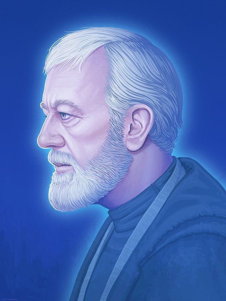 Obiwan Kenobi Mondo - Star Wars - Glicee, Rechthoekig Staand, Nieuw, Ophalen of Verzenden, A1 t/m A3
