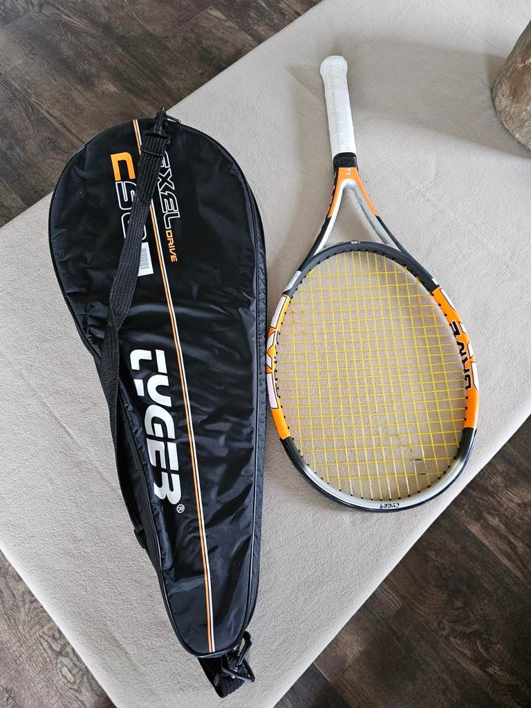Tennisracket Tyger exel drive, Gebruikt, Racket, L3, Ophalen
