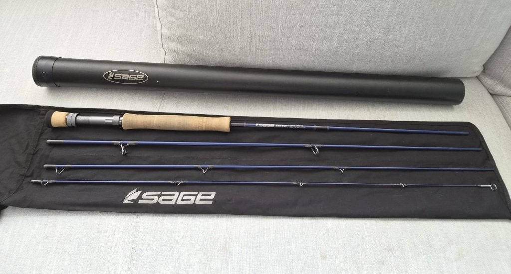 Sage Maverick 7wt, Ophalen of Verzenden, Zo goed als nieuw, Vaste hengel