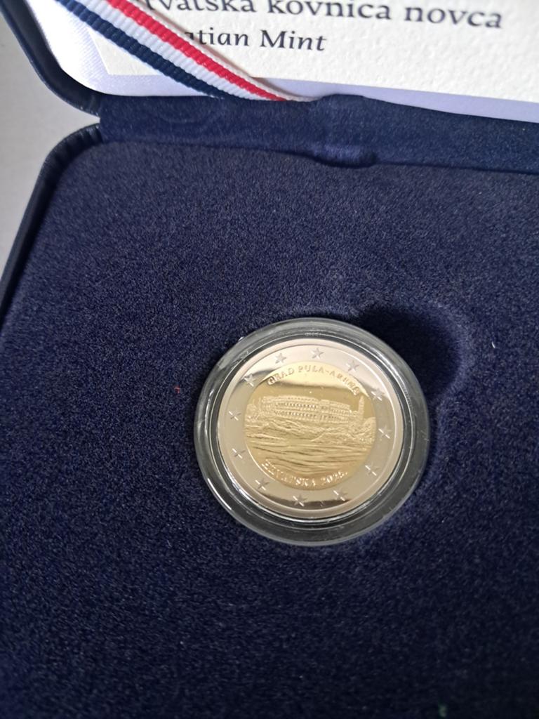 KROATIË €2 2025 PROOF THEATER PULA, Ophalen of Verzenden, Overige landen, 2 euro