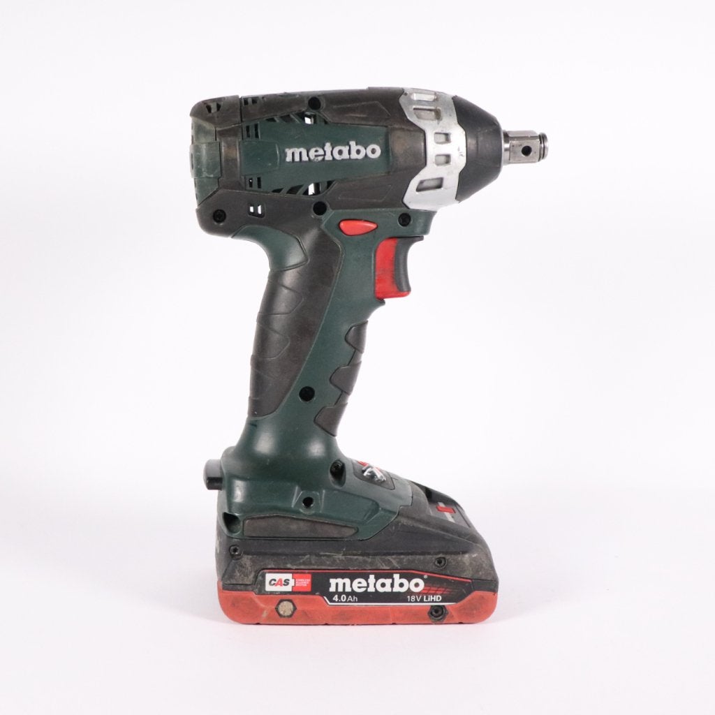 Metabo SSW 18 LTX 200 + 18V 4Ah Accu - Gebruikte Staat, Metabo, Gebruikt, Support@metabo.com, Metabo Corporation, Metabo-Werke GmbH, 
72622 NÃ¼rtingen
Germany