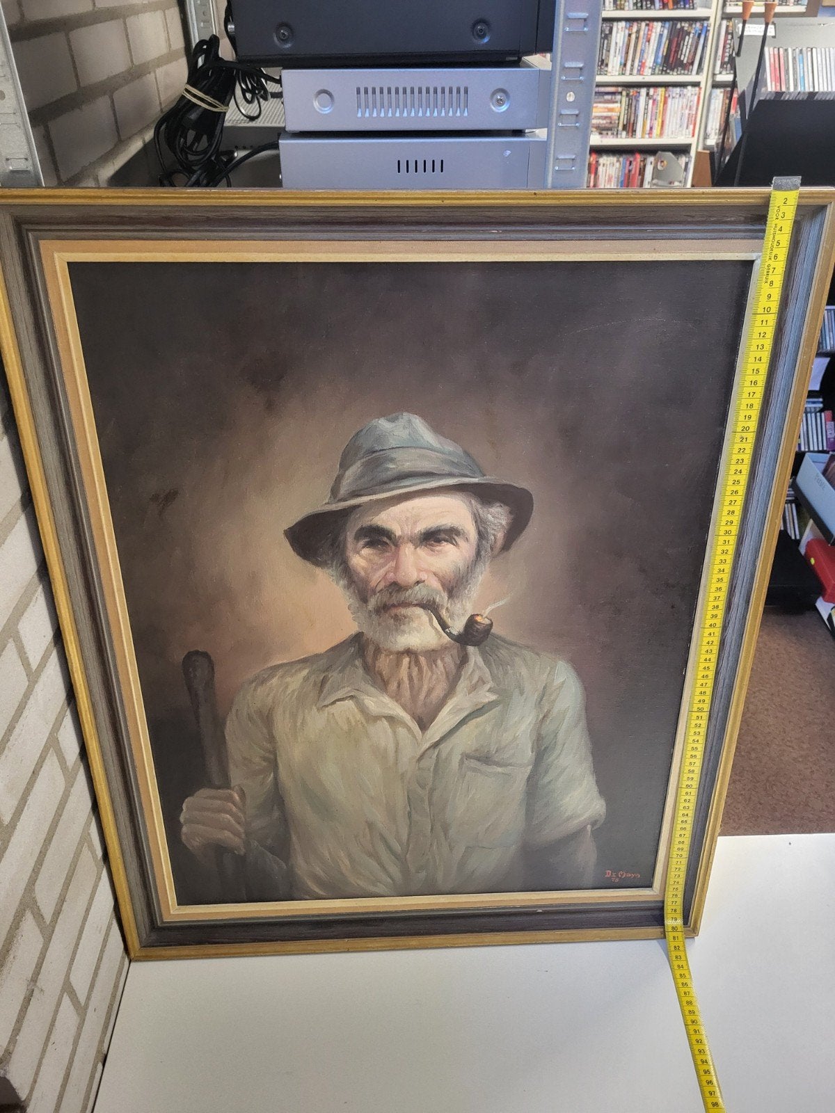Schilderij op vezelhout portret, Ophalen of Verzenden