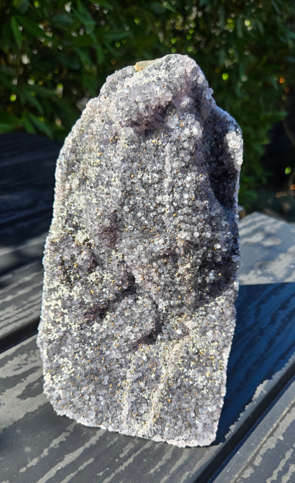Ruwe Galaxy/Black Sugar Amethist, Ophalen of Verzenden, Mineraal